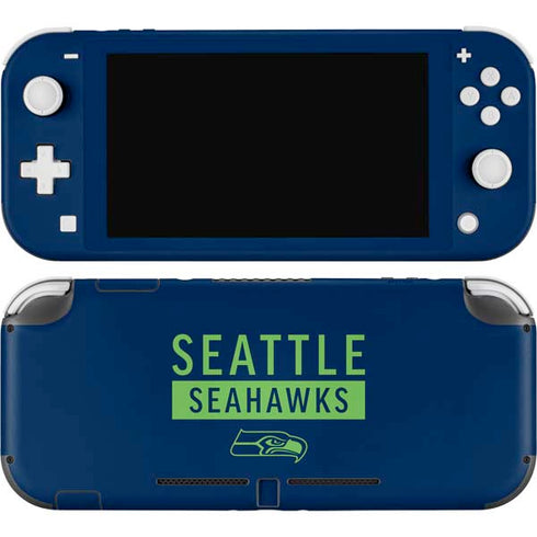 NFL Seattle Seahawks Blue Performance Series Nintendo Switch Lite Skin